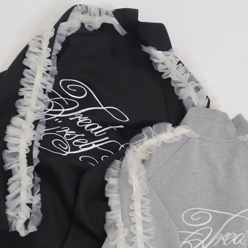 treatürself tulle frill jersey ジャージ トリートユアセルフ Treat Ürself フリルジャージ Treat Girl's