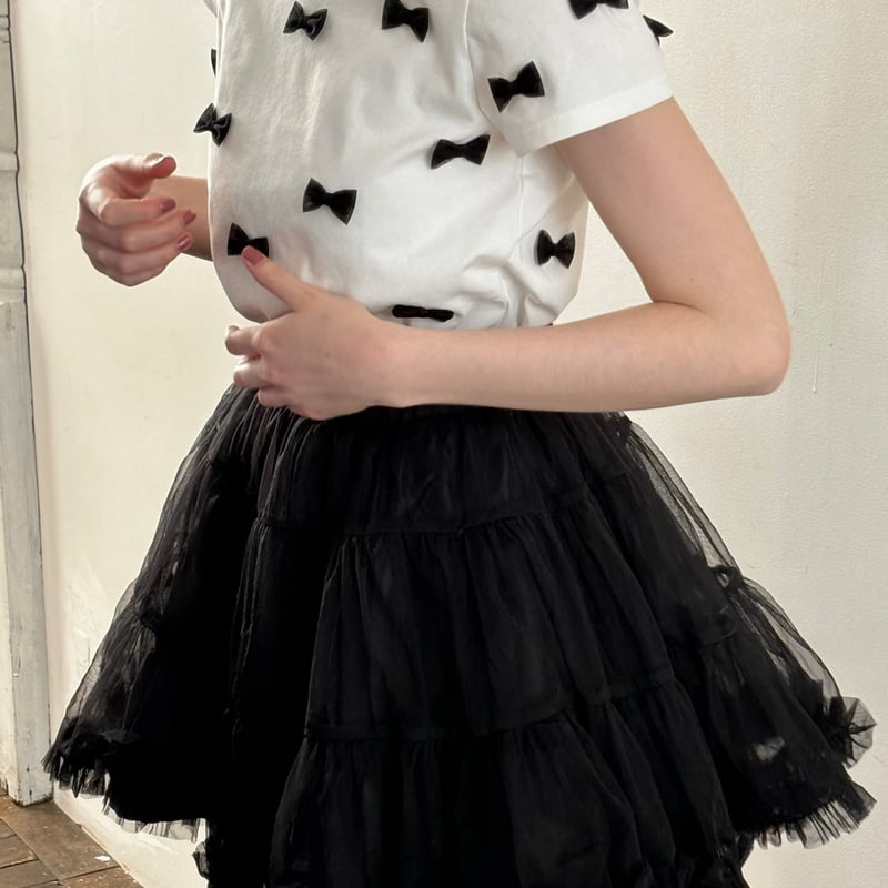 Ballerina” ribbon tulle T-shirts | Treat ürself 