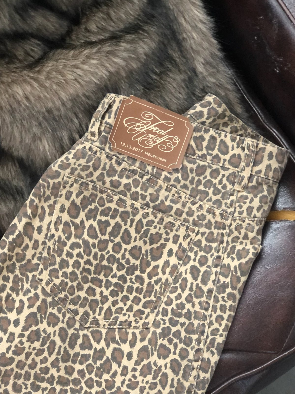 leopard mini skirt | Treat ürself leopard mini skirt | Treat ürself