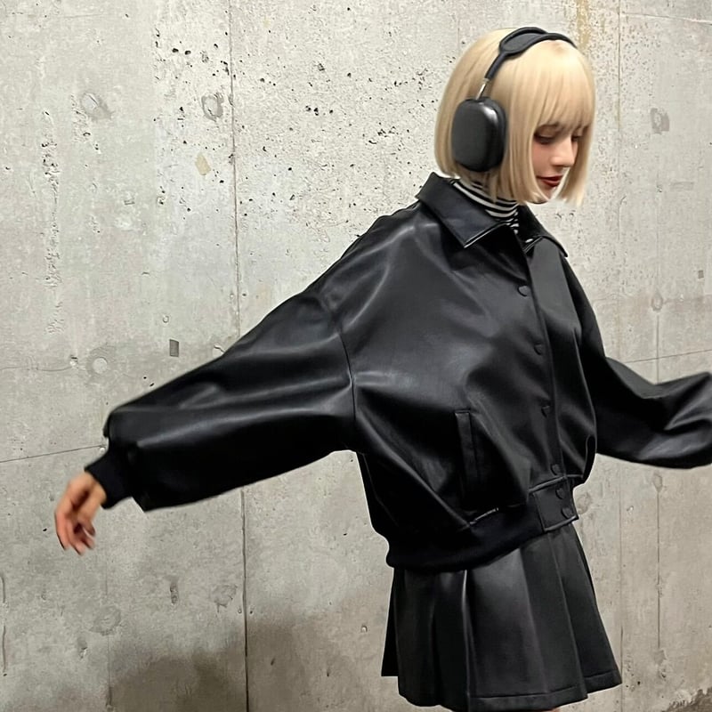treat ürself mannish leather jacket