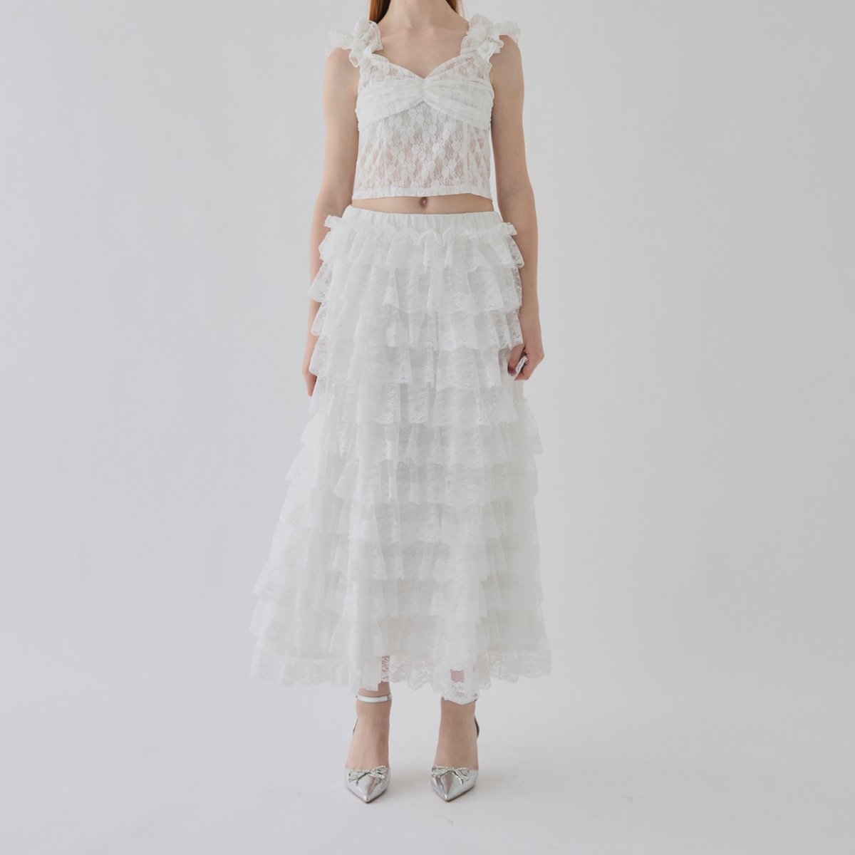 girly lace frill long skirt | Treat ürself girly lace frill long skirt | Treat ürself