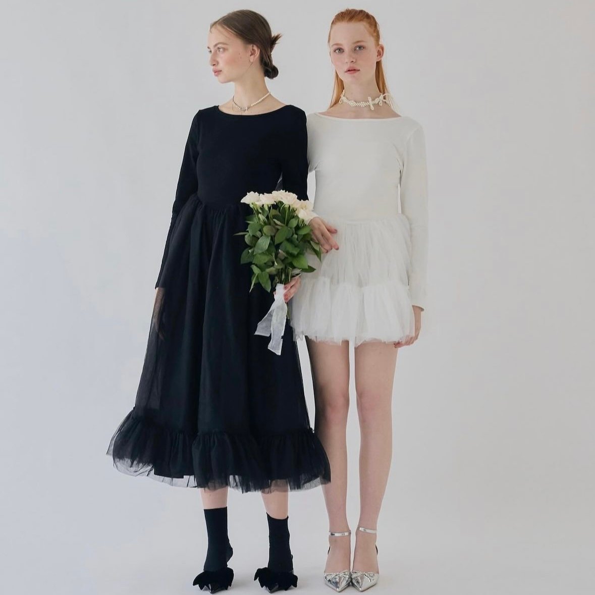 Ballet docking tulle long dress | Treat ürself Ballet docking tulle long dress | Treat ürself