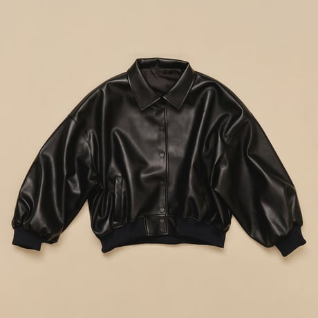 "mannish" leather jacket