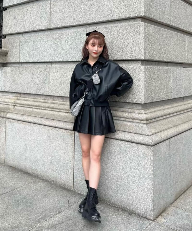日本最級 skirt mini leather mannish” | ürself Treat ジャケット・アウター