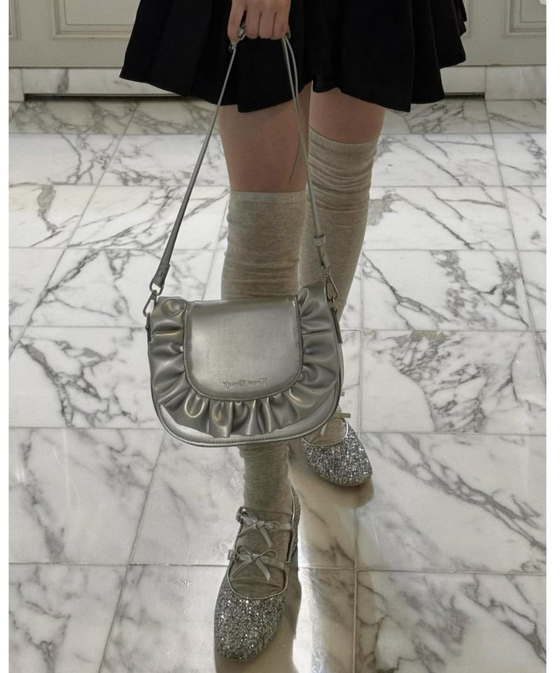 original ribbon glitter pumps (silver) | Treat original ribbon glitter pumps (silver) | Treat