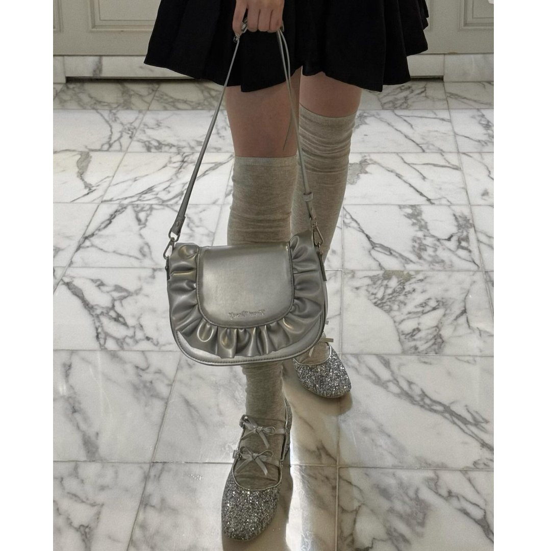 original ribbon glitter pumps (silver) | Treat original ribbon glitter pumps (silver) | Treat