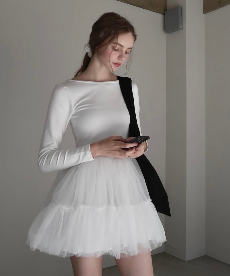 Ballet docking tulle mini dress | Treat ürself Ballet docking tulle mini dress | Treat ürself