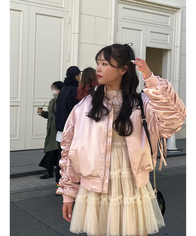Girly ribbon MA-1(pink) | Treat ürself Girly ribbon MA-1(pink) | Treat ürself