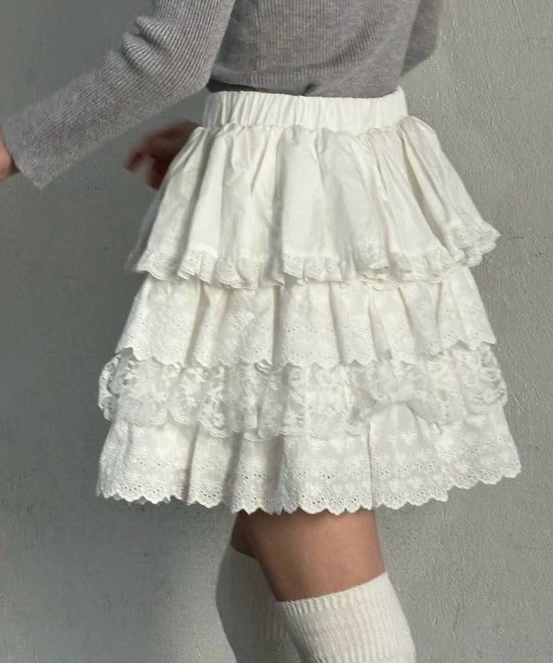Floral cotton mini skirt | Treat ürself