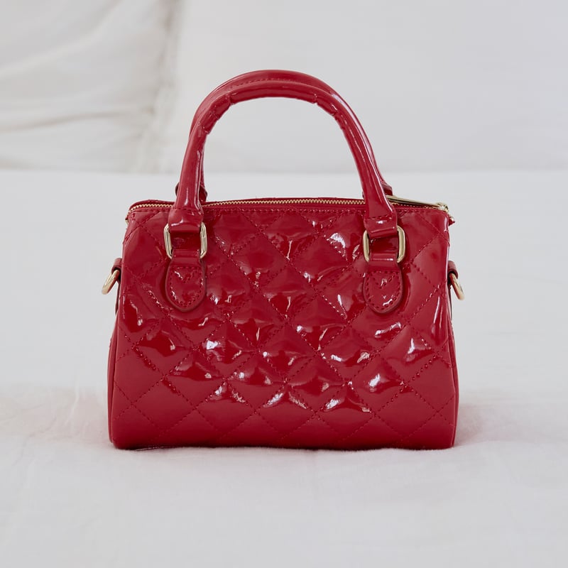 Treat Ürself quilting boston mini bag