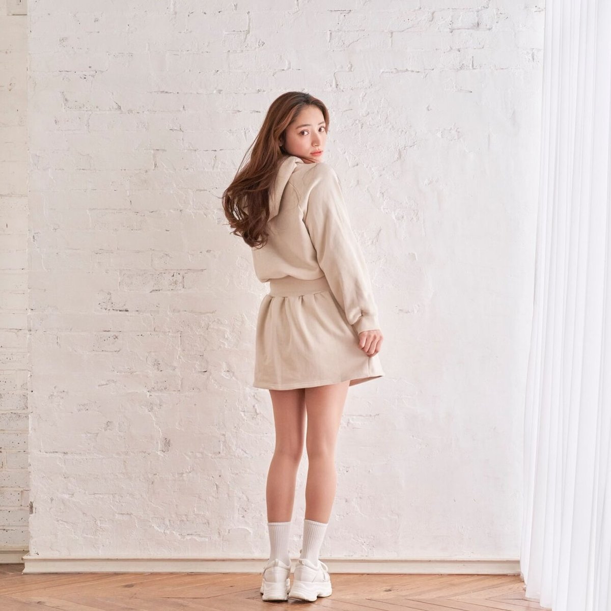 Charming” sweat mini one piece (cream) | Treat...