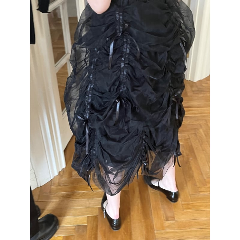 Ballerina” drawstring ribbon skirt