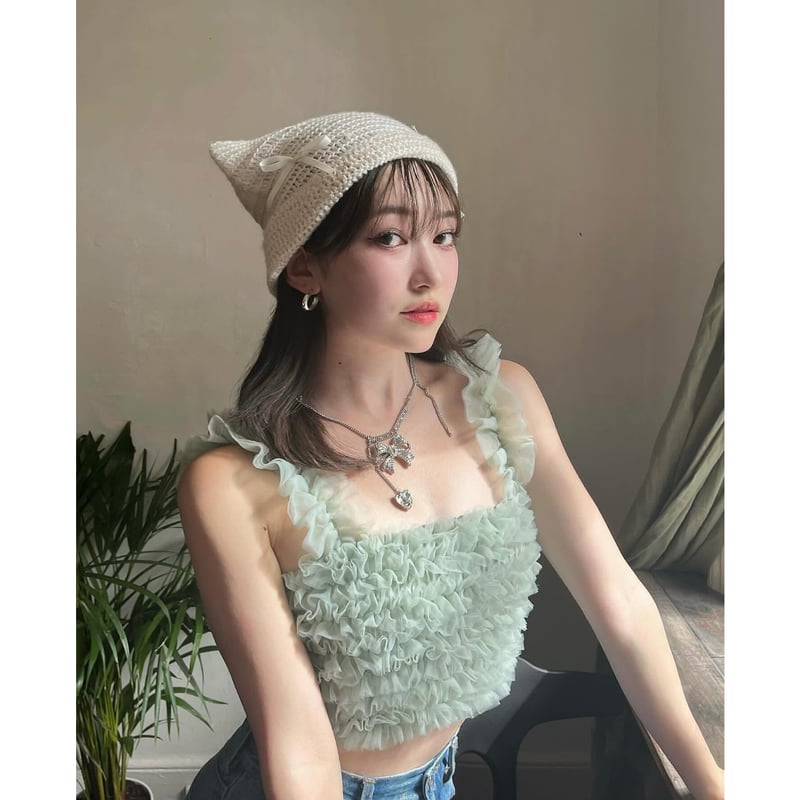 【セール】Ballerina fairy tulle bustier mint Ballerina