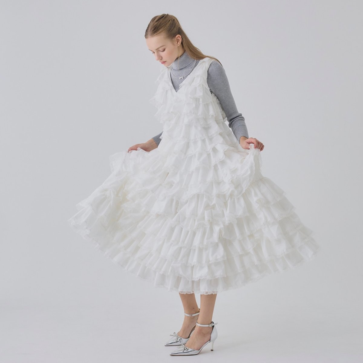 angel wings long dress (white) | Treat ürself angel wings long dress (white) | Treat ürself