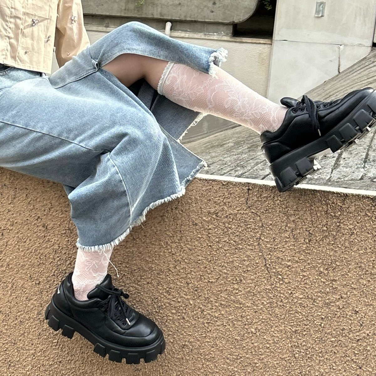 トリートユアセルフ 靴 Treat Urself original platform sneakers | ファッション通販