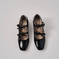 original ribbon girly pumps(black)