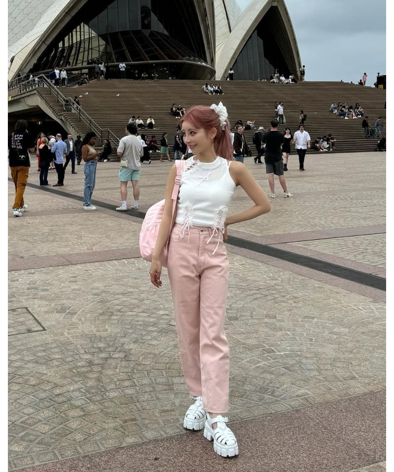 Treat Girl's denim long pants (pink) | Treat ür Treat Girl's denim long pants (pink) | Treat ür