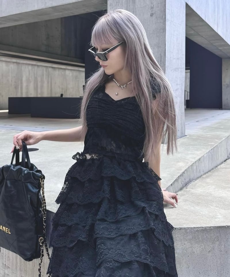 girly lace frill bustier | Treat ürself 