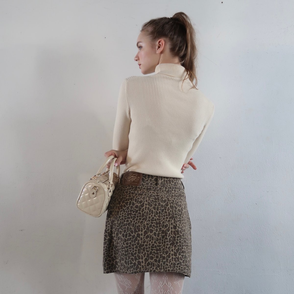 leopard mini skirt | Treat ürself leopard mini skirt | Treat ürself