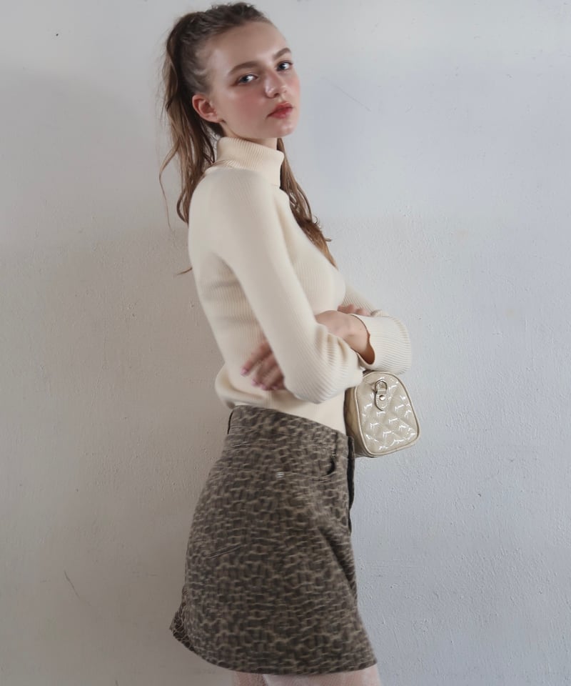 leopard mini skirt | Treat ürself leopard mini skirt | Treat ürself