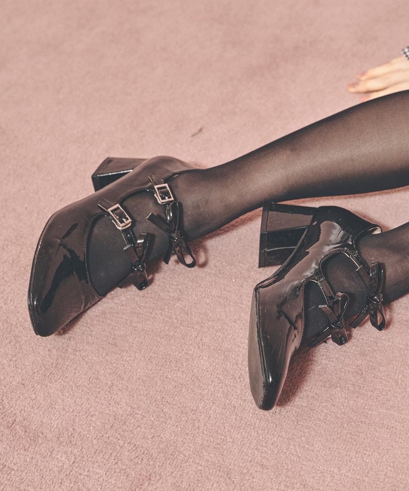 TreatUrself originalribbonpumps 23.0ブラック