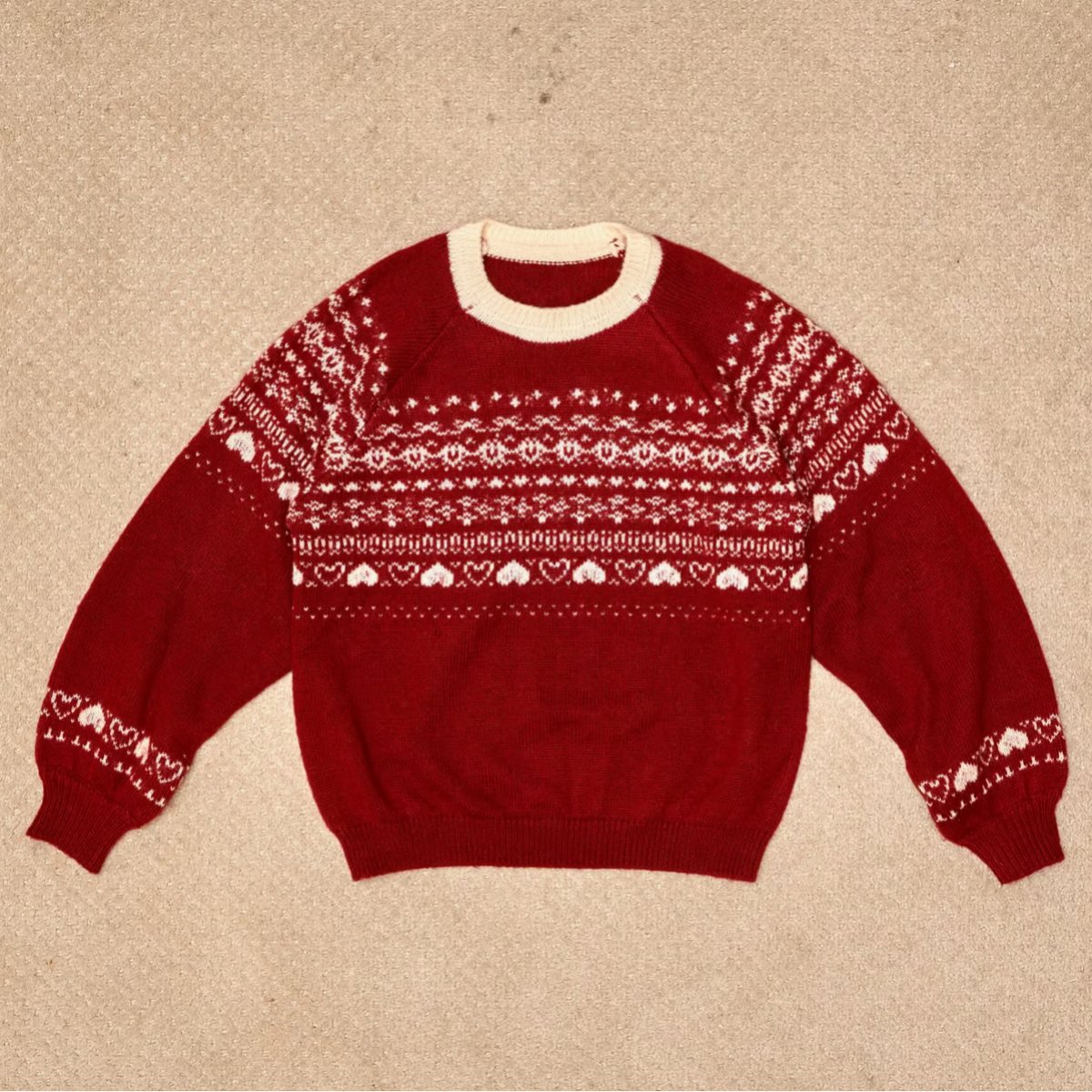 Treat LOVE sweater (red) | Treat ürself