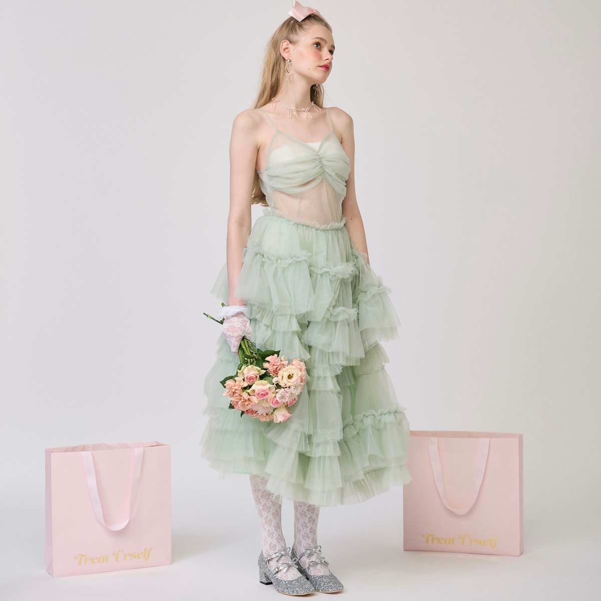 Ballerina” fairy tulle dress(mint) | Treat ürself Ballerina” fairy tulle dress(mint) | Treat ürself