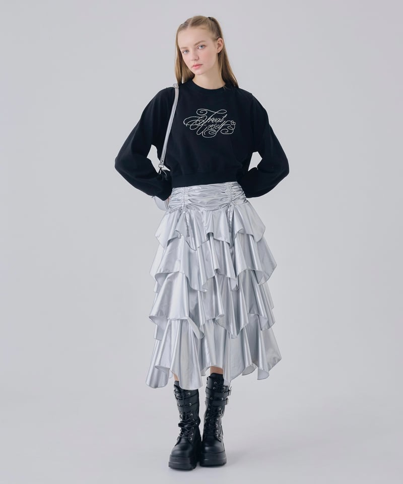 treat ürself バレリーナドロストリングリボンスカート treat urself