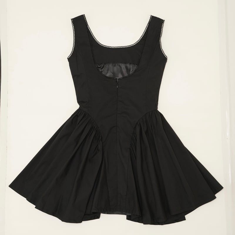 Treat Ürself Black swan mini dress