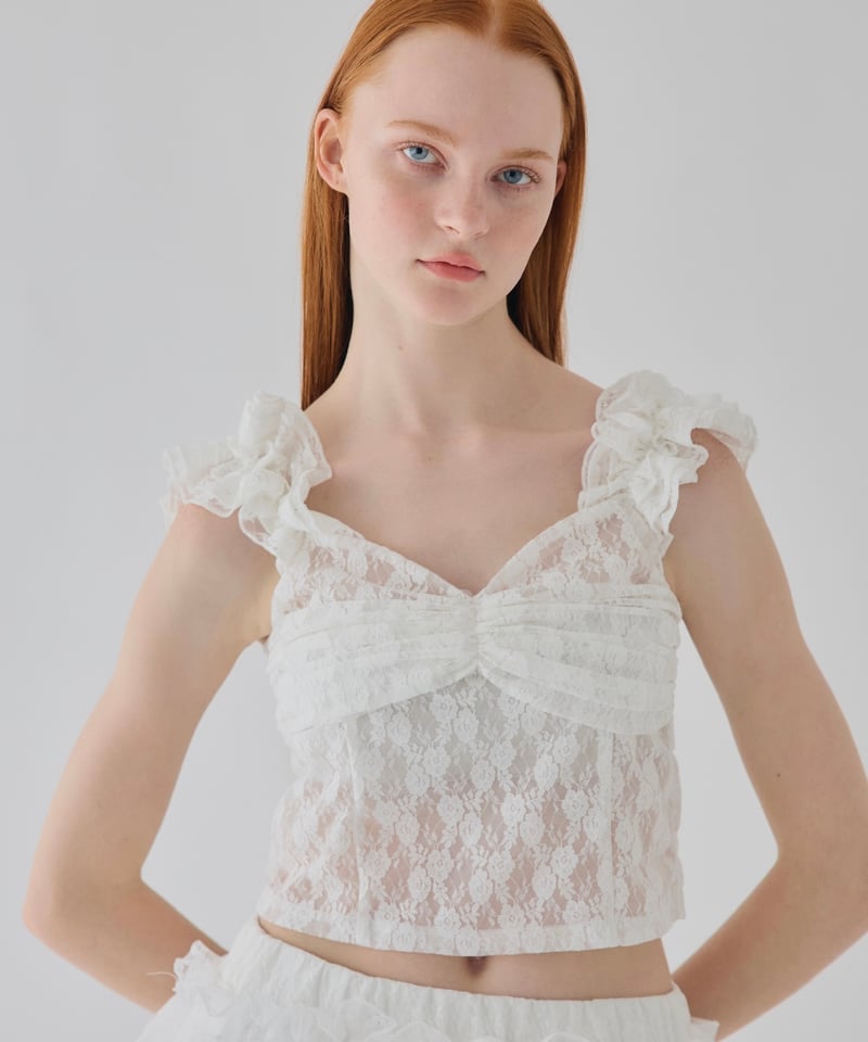 girly lace frill bustier | Treat ürself girly lace frill bustier | Treat ürself