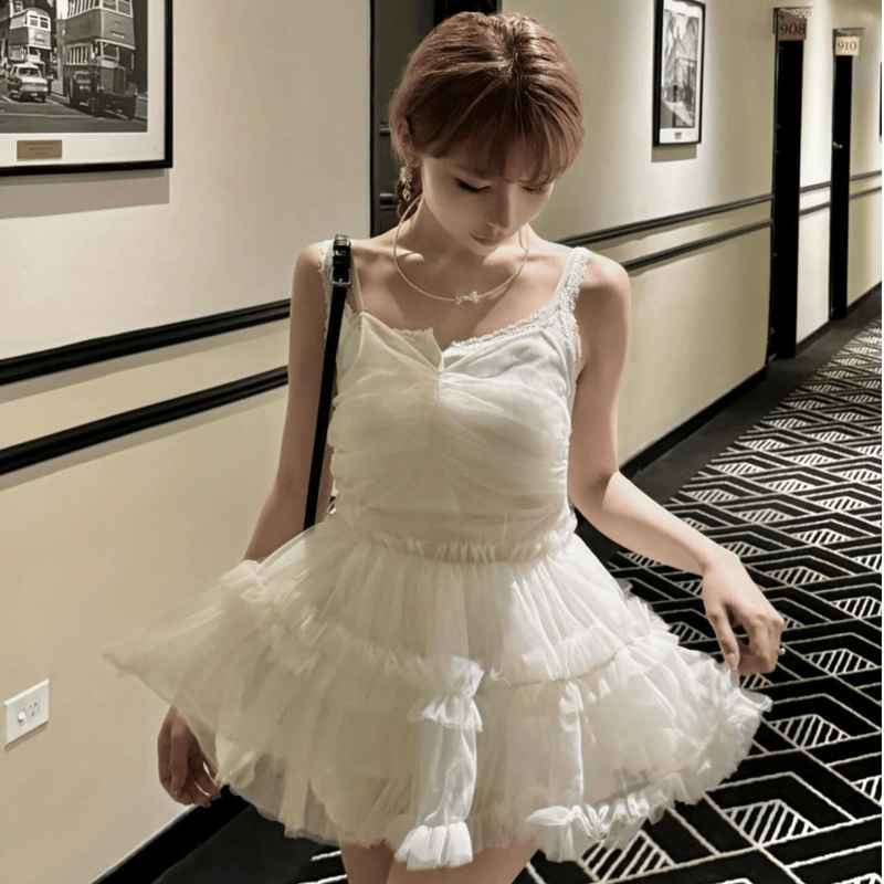 ballerina fairy tulle peplum タグ付き