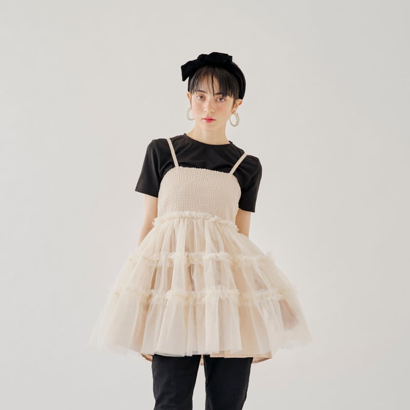 ワンピースTreat yourself Ballerina tulle ミニワンピース