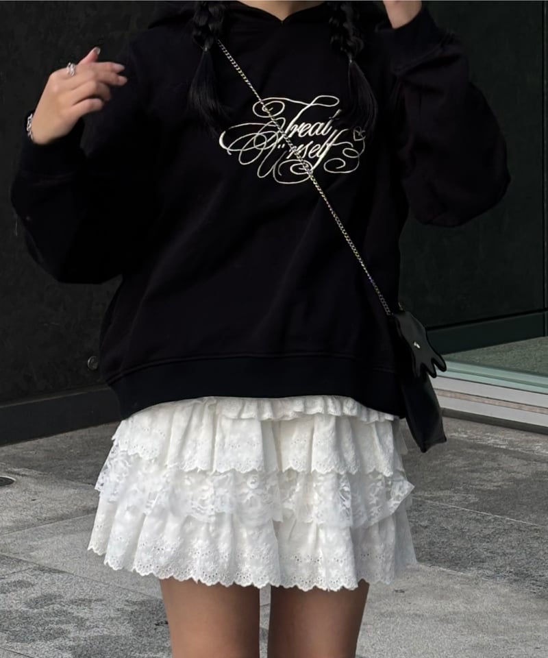 Floral cotton mini skirt | Treat ürself Floral cotton mini skirt | Treat ürself