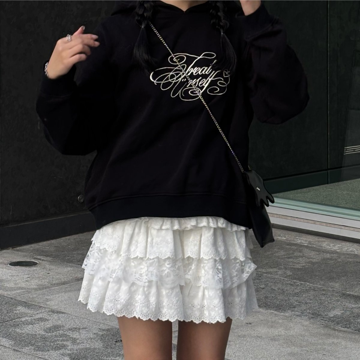 Floral cotton mini skirt | Treat ürself Floral cotton mini skirt | Treat ürself