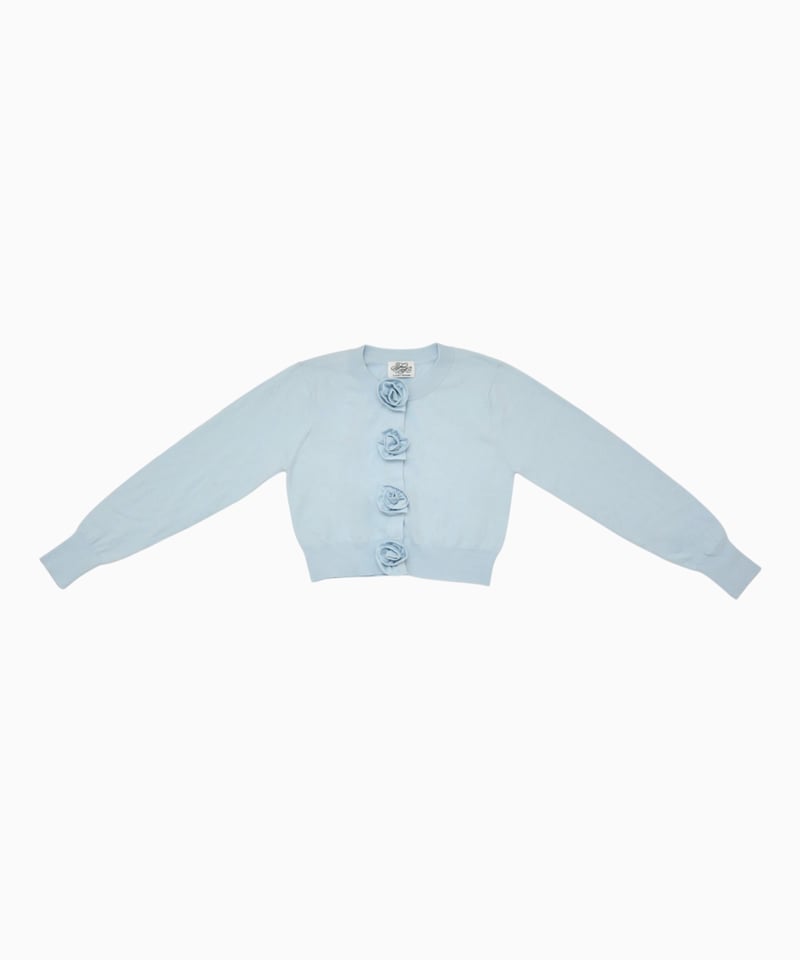 Rose flower motif cardigan | Treat ürself