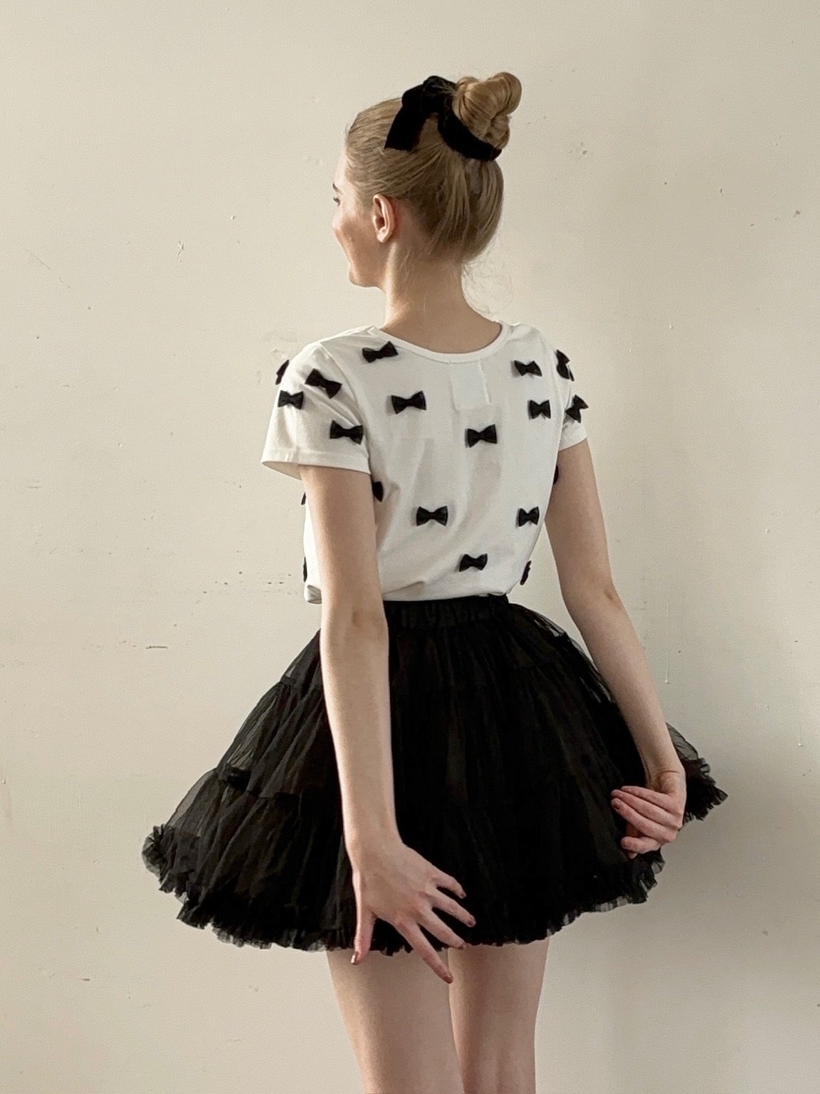 Ballerina” ribbon tulle T-shirts | Treat ürself 