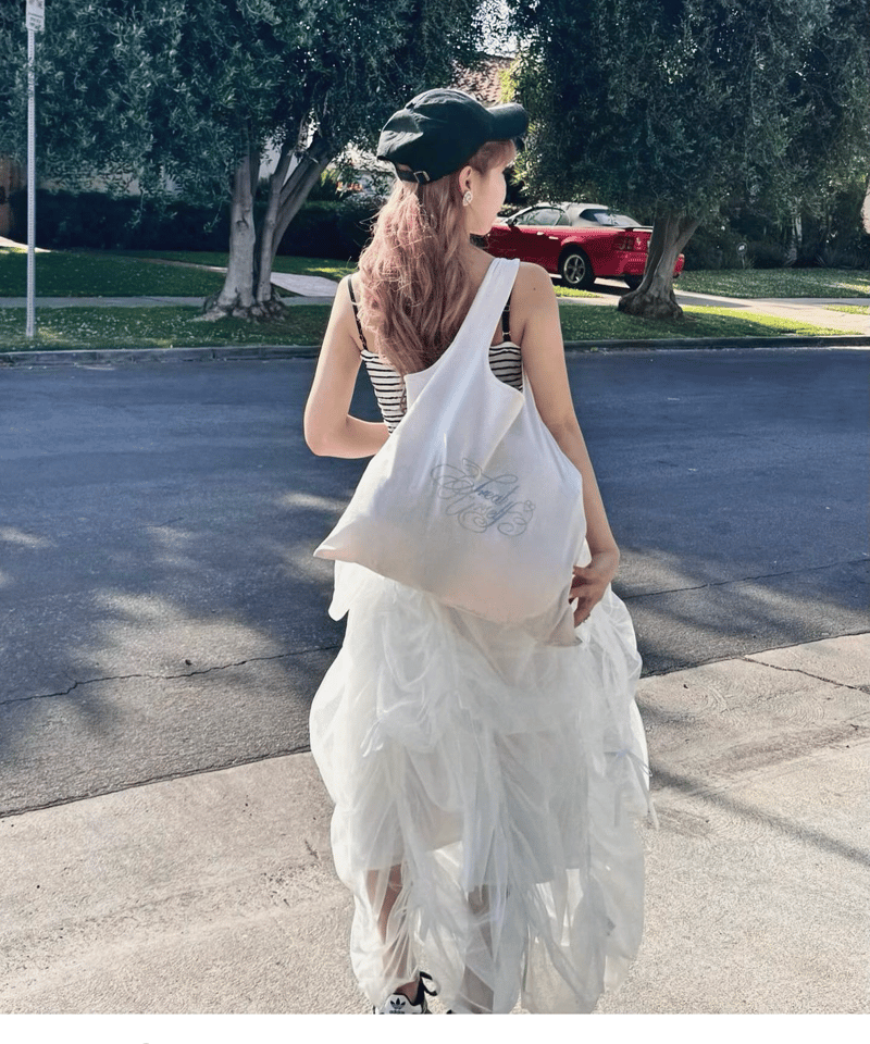 トリート / Ballerina drawstring ribbon skirt