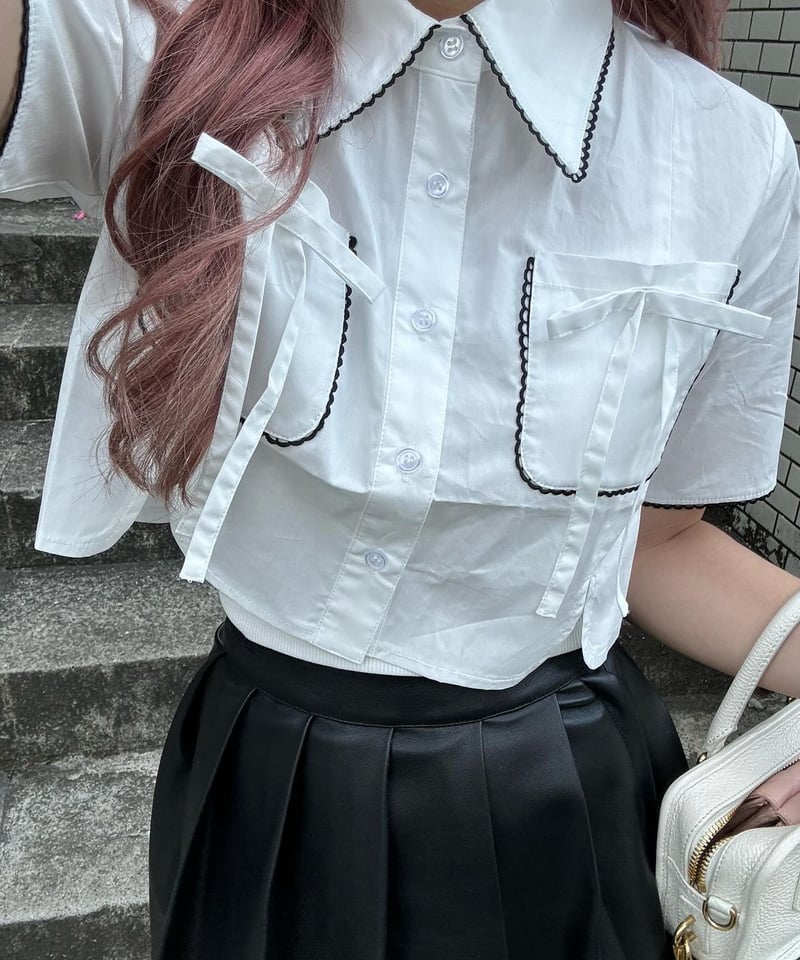 Ballet core cropped summer blouse | Treat ürself Ballet core cropped summer blouse | Treat ürself