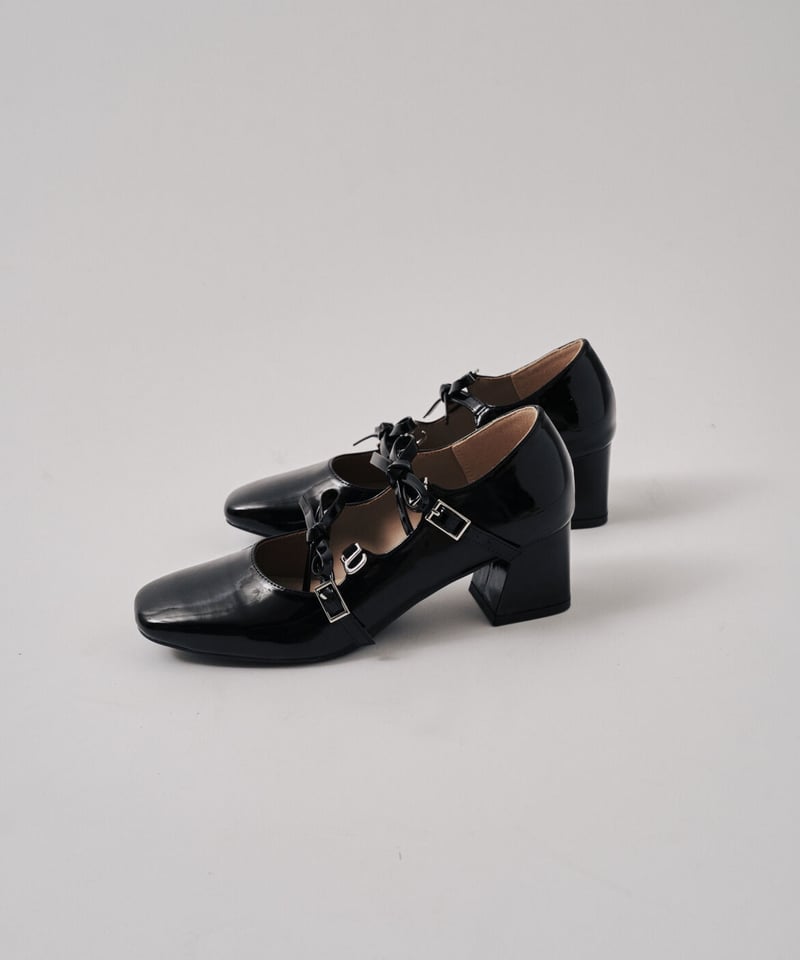 original ribbon girly pumps(black) | Treat ürself original ribbon girly pumps(black) | Treat ürself