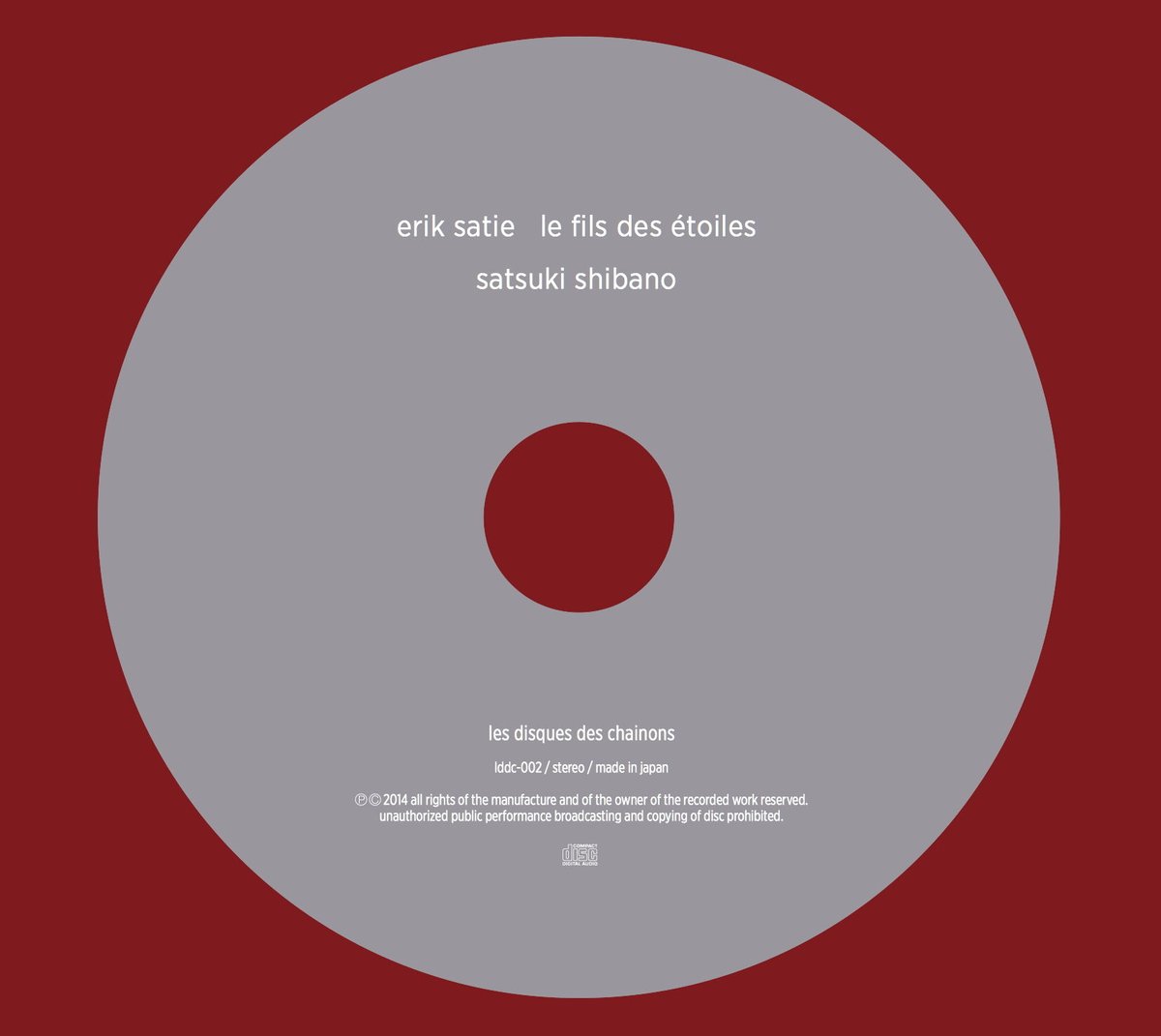 新品即決 エリック・サティ「星たちの息子・全曲版」 le 柴野さつき - クラシック