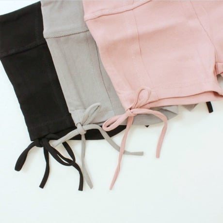 3 color - 2way side ribbon Ballet short pants / ツーウェイサイドリボンバレエショートパンツ