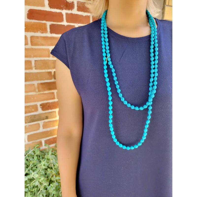 ハンドメイドサテンラッピングネックレス | Huntress