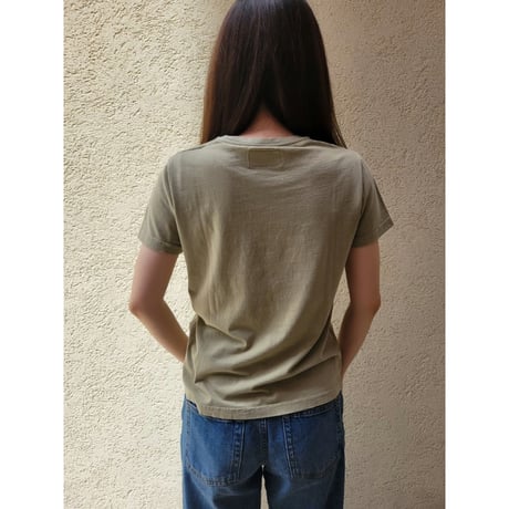 【イタリア発BOWERY NYC】NYCロゴTシャツ　カーキ