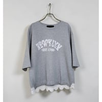 ブルックリンロゴスウェット　グレー