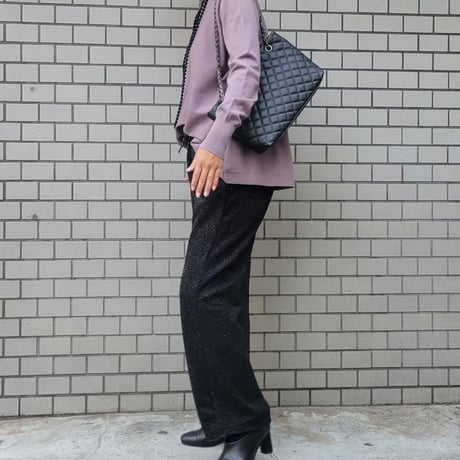 Aラインシルエットタートルニット