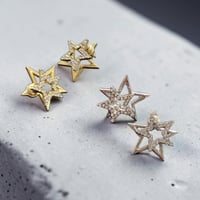 スターピアス　ゴールド　シルバー