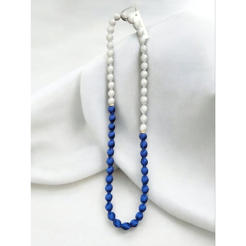 ハンドメイドサテンラッピングネックレス | Huntress