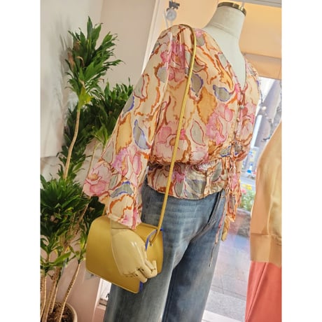 SUNCOO花柄ブラウス