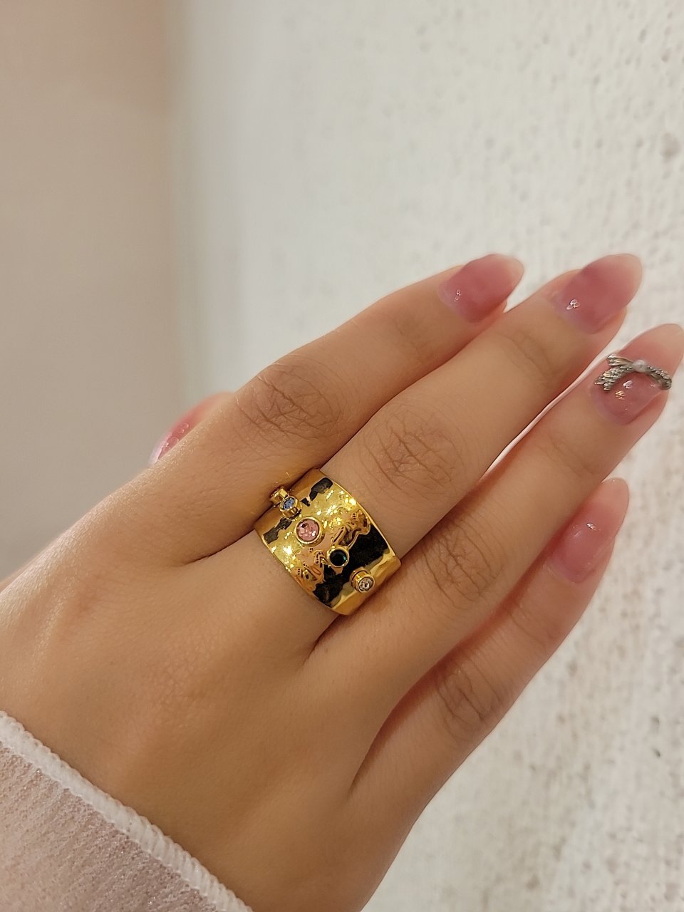 カラフルストーンリング | Huntress