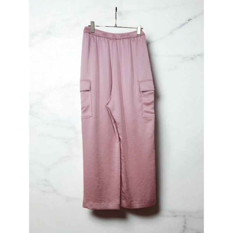 journalstandardLuxeサテンカーゴパンツ ピンク journalstandardLuxeサテンカーゴパンツ ピンク